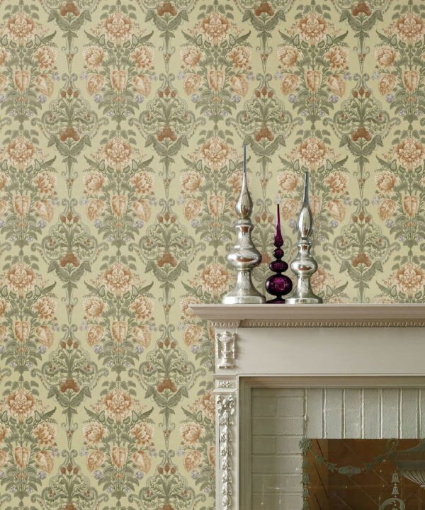 Sanskriti Mughal Floral Wallpaper - Image 1