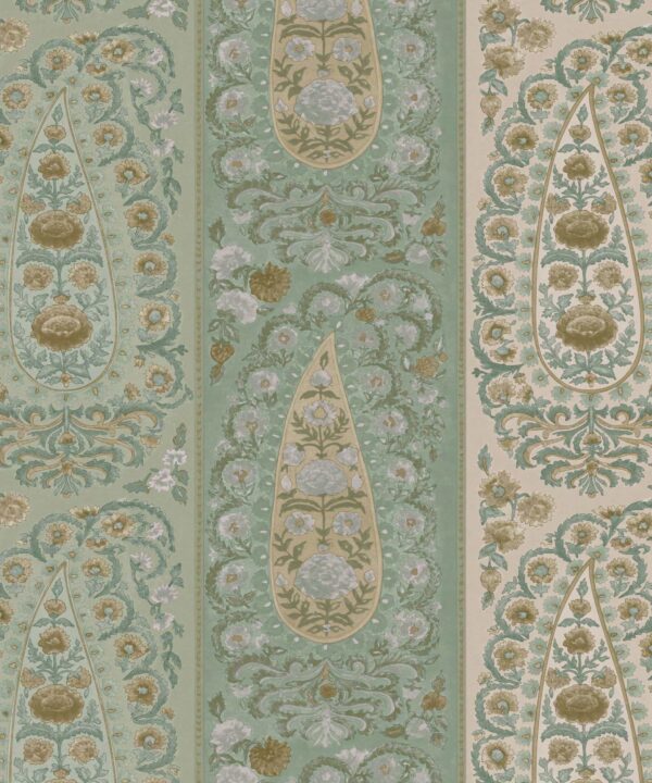 Sanskriti Paisley Stripe Wallpaper - Image 4