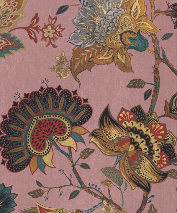 Sanskriti Mughal Ornate Floral Wallpaper - Image 5